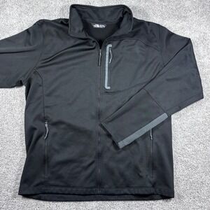 The North Face Mens Black Full Zip Long Sleeve Softshell‎ Jacket (XL)
